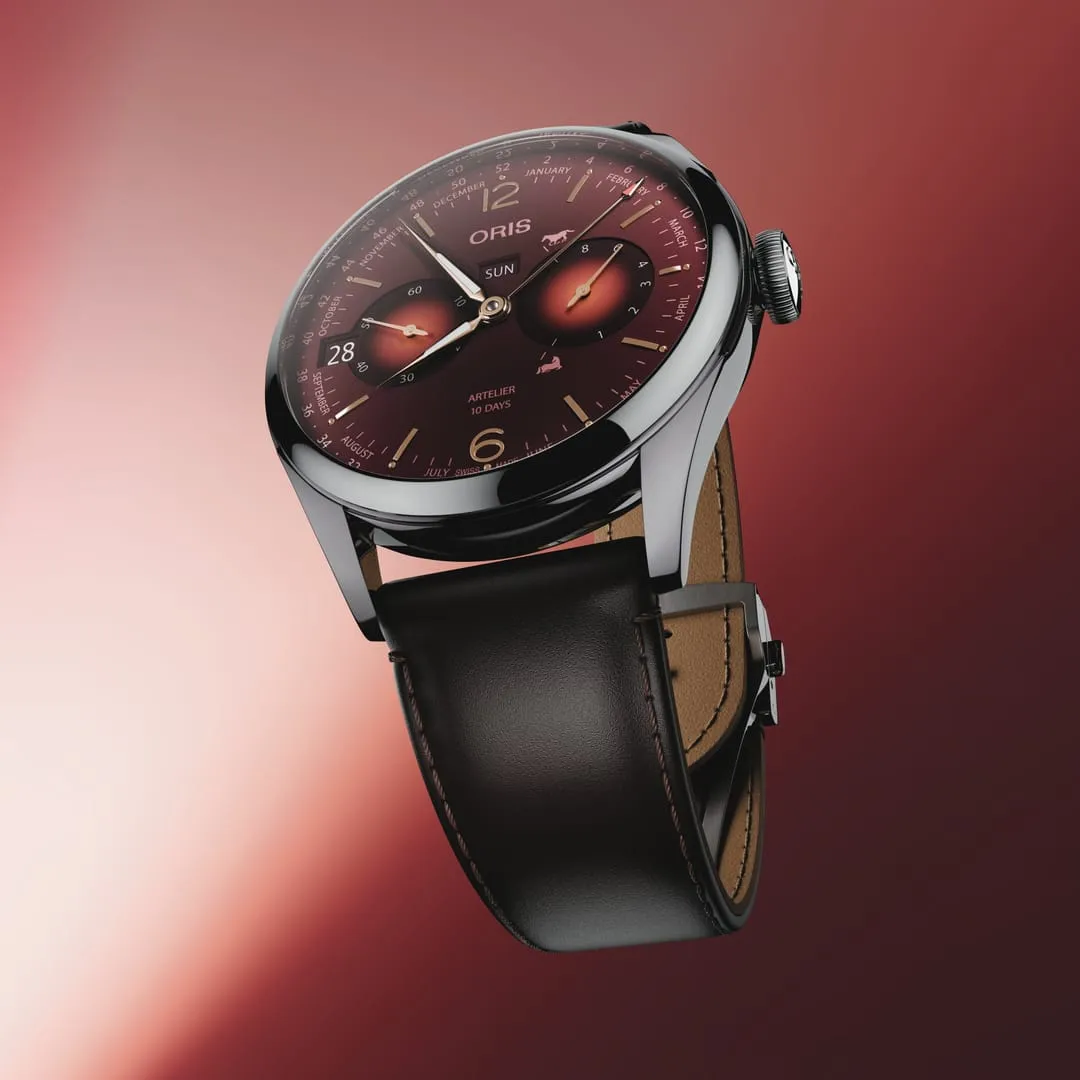 Oris Artelier Year Of The Horse Limited Edition Red 0111378064088SET detay görseli 1