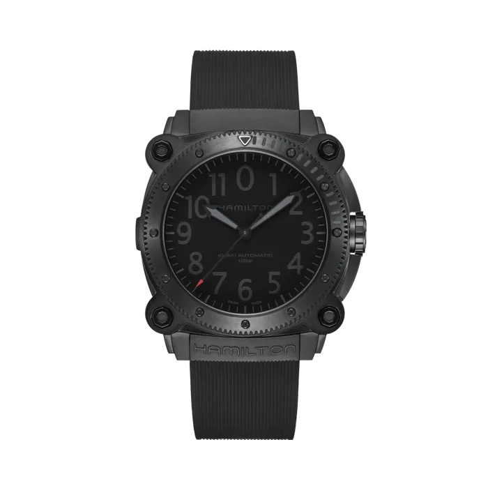 Hamilton Khaki Navy BeLOWZERO Auto Limited Edition Otomatik Siyah H78505332
