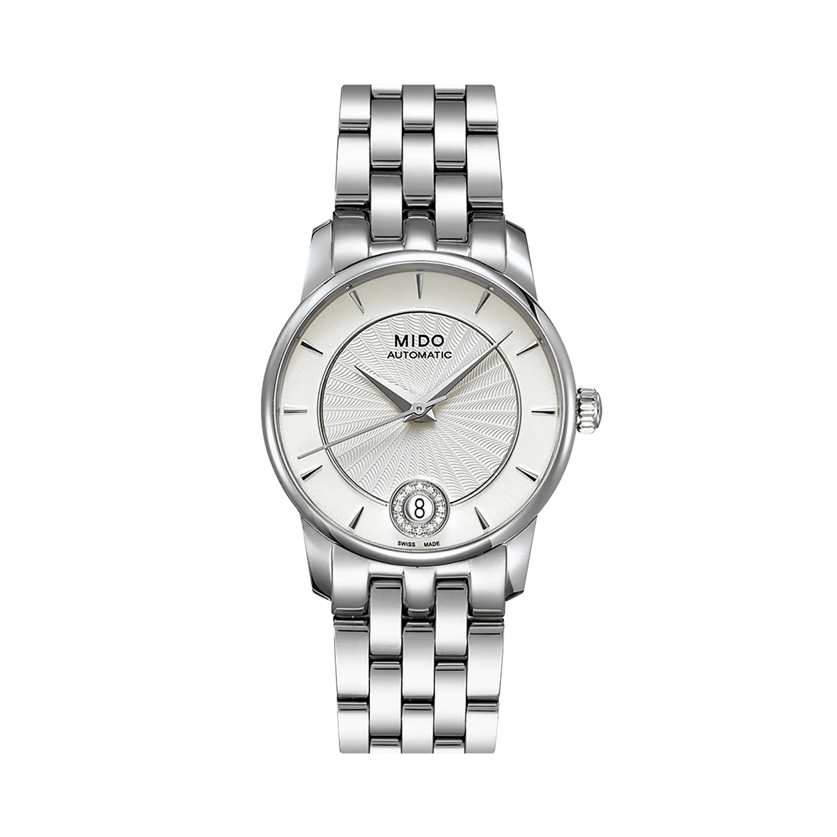 MIDO Baroncelli Diamonds Otomatik Silver M0072071103600