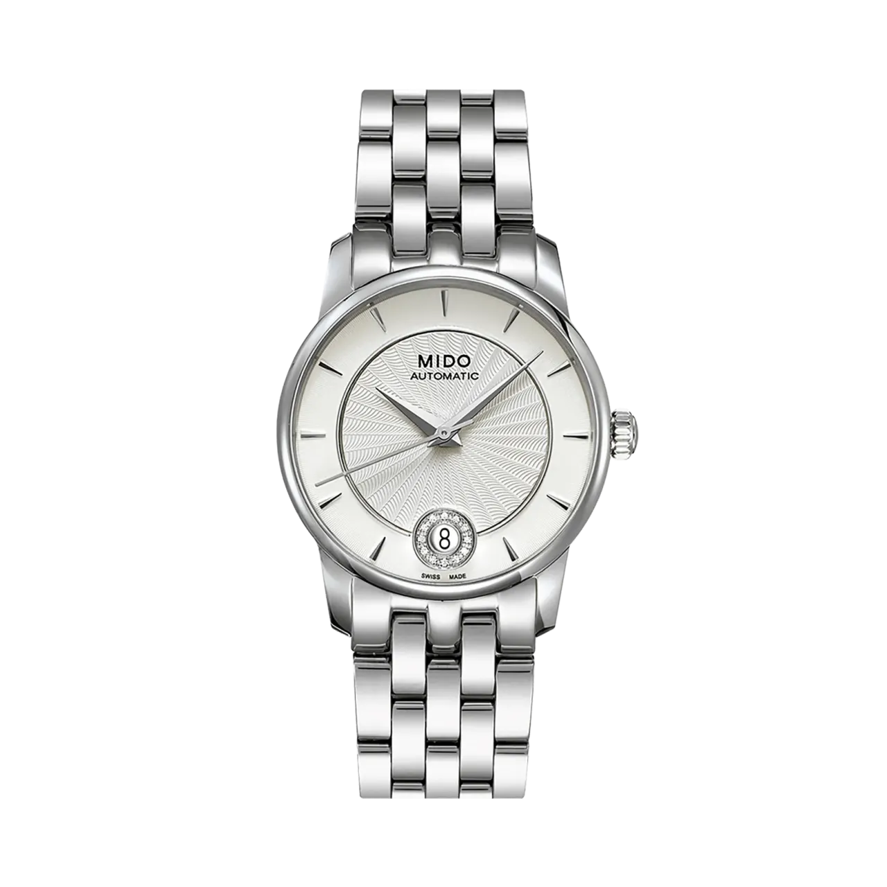 MIDO Baroncelli Diamonds Otomatik Silver M0072071103600