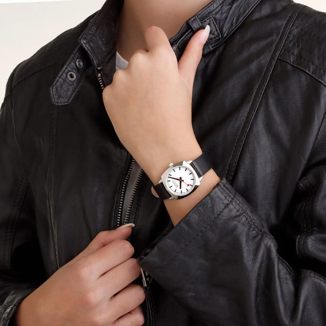 Mondaine Cushion Black MSL31110LBV detay görseli 2
