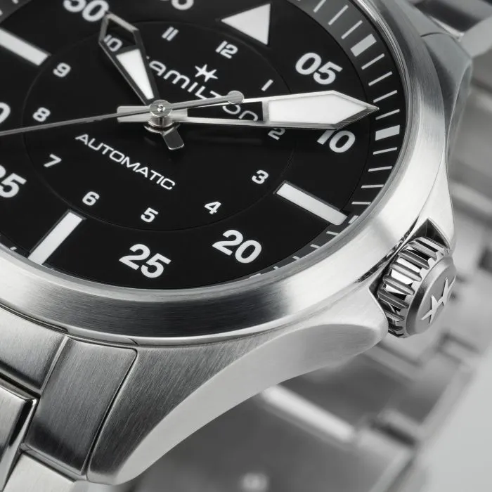 Hamilton Khaki Aviation Pilot Auto 39mm Automatic Black H76305130 detay görseli 2