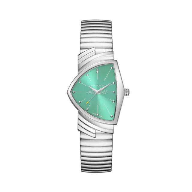 Beğenmek için çift tıkla Hamilton Ventura Quartz Blue H24411143 Görsel 1