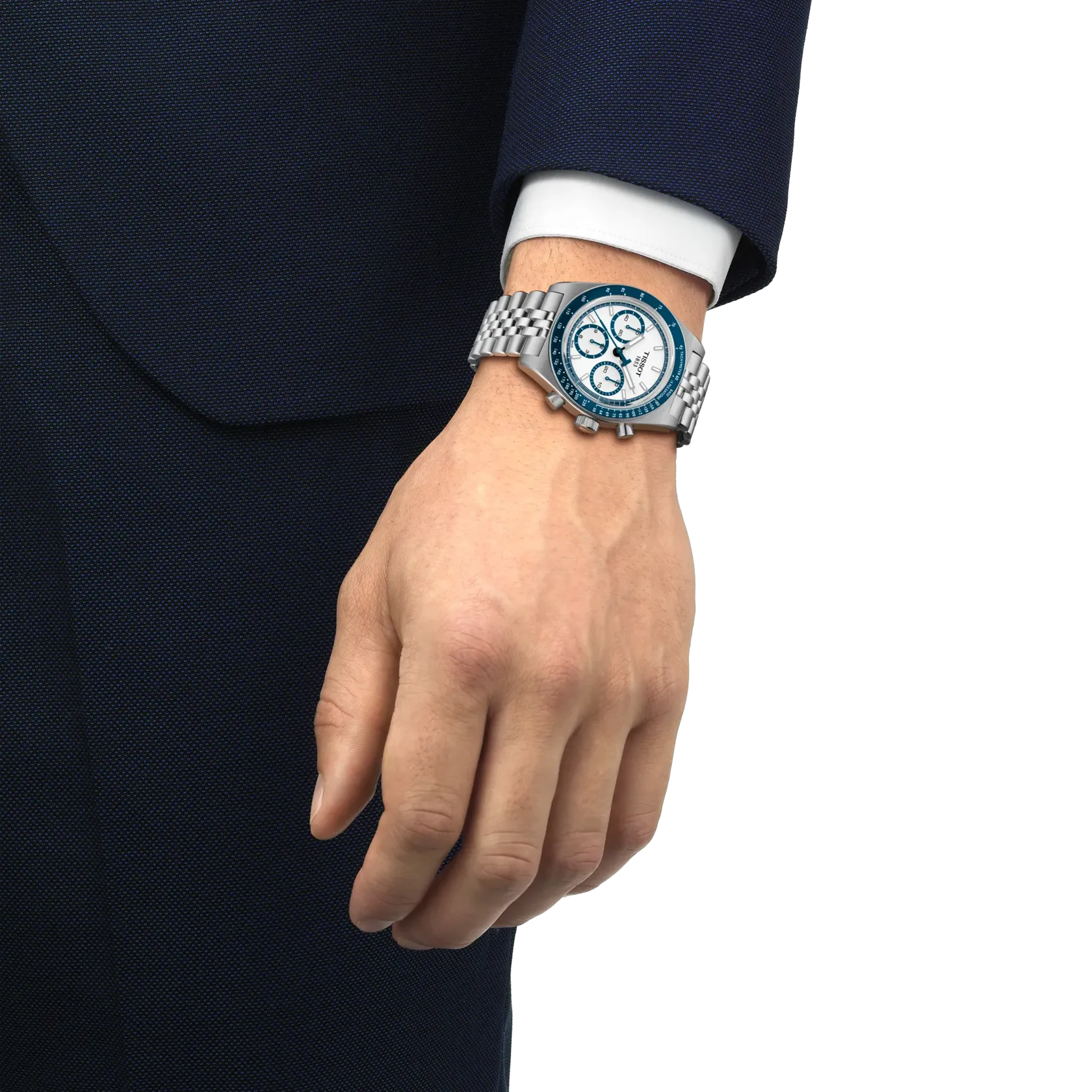 Tissot PR516 41mm Otomatik Beyaz T1494621101100 detay görseli 4
