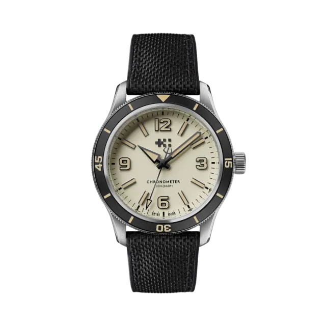 Beğenmek için çift tıkla Christopher Ward C60 Trident Biscay Otomatik Kum C6039C3H1S0KW0HK Görsel 1