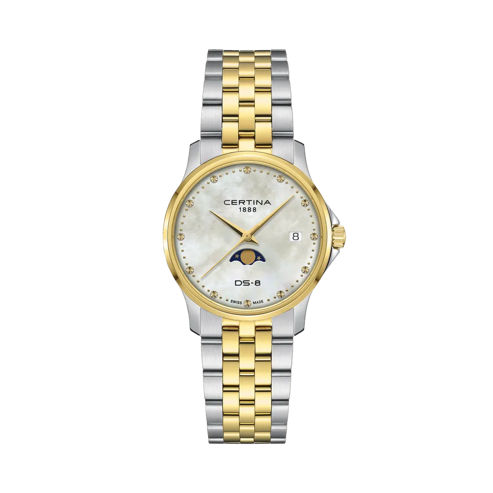 Certina DS-8 Moonphase Lady Mother-Of-Pearl C0452232211100