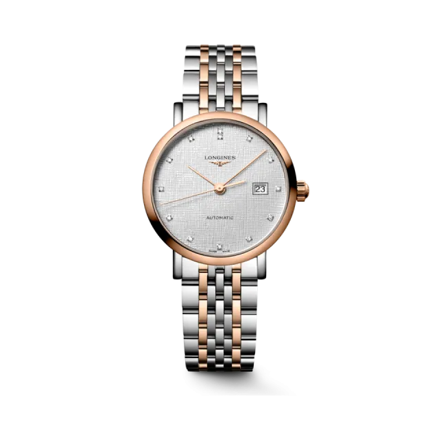 Beğenmek için çift tıkla Longines Elegant Collection Çizgili Gümüş Otomatik L43105797 Görsel 1