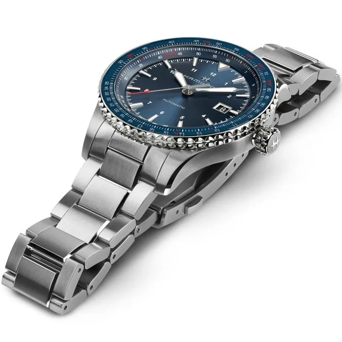 Hamilton Khaki Aviation Converter Auto Otomatik Mavi H76645140 detay görseli 1