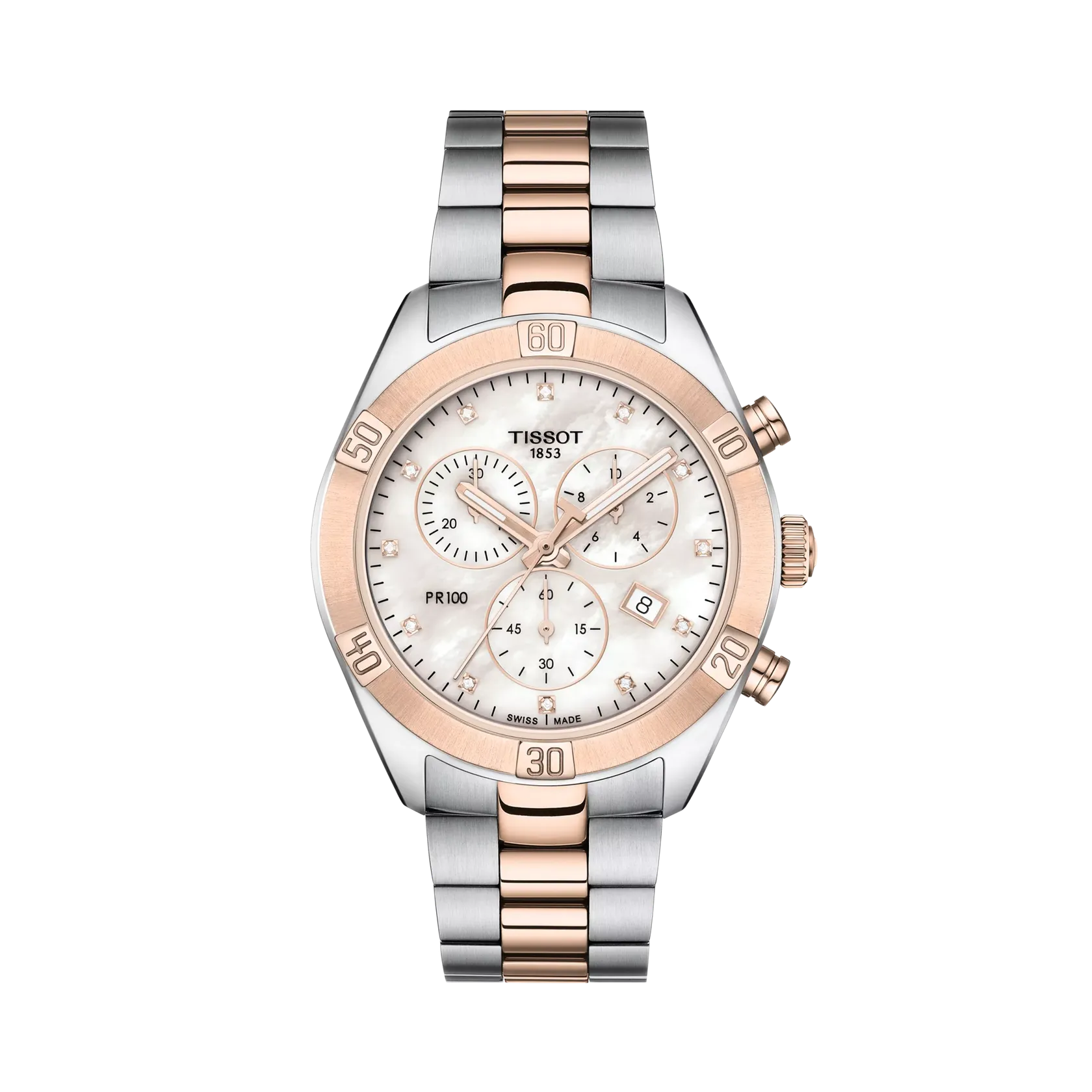 Tissot PR 100 Sport Chic 38mm Beyaz Sedef T1019172211600