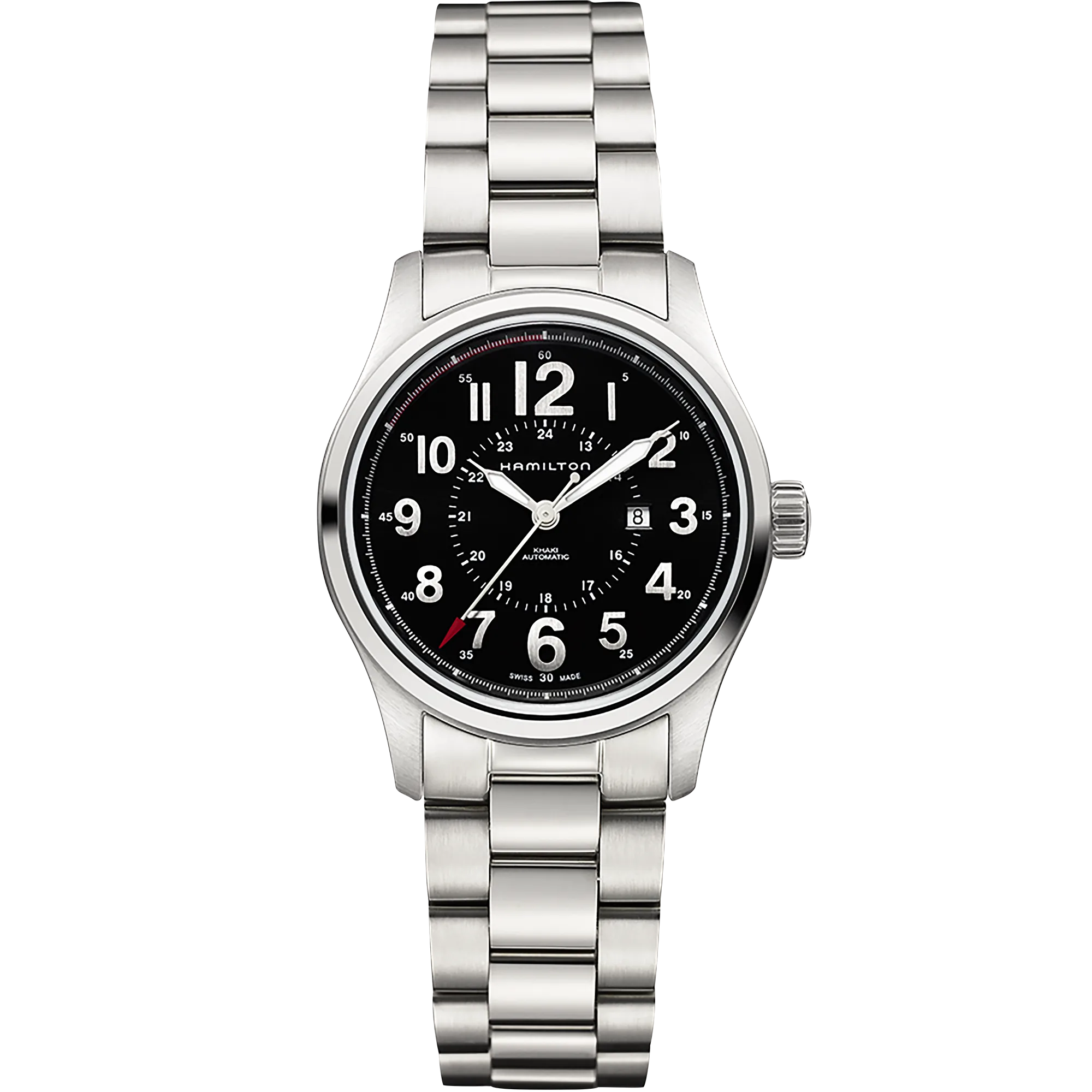 Hamilton Khaki Field Officer Auto Otomatik Siyah H70365133 detay görseli 1