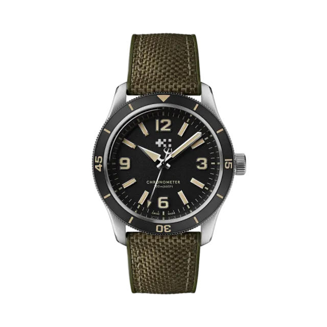 Beğenmek için çift tıkla Christopher Ward C60 Trident Biscay Automatic Siyah C6042C3H1S0KK0HV Görsel 1