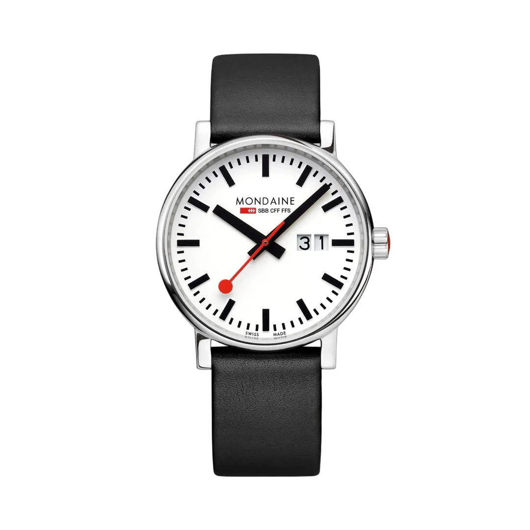 Mondaine Evo2 Big Date Black MSE40210LBV