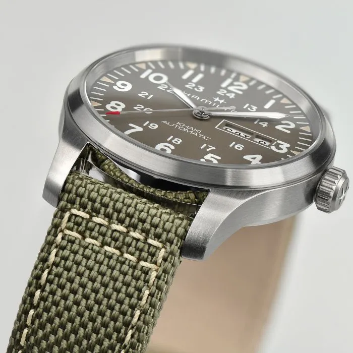 Hamilton Khaki Field Day Date Otomatik Gri H70535081 detay görseli 1