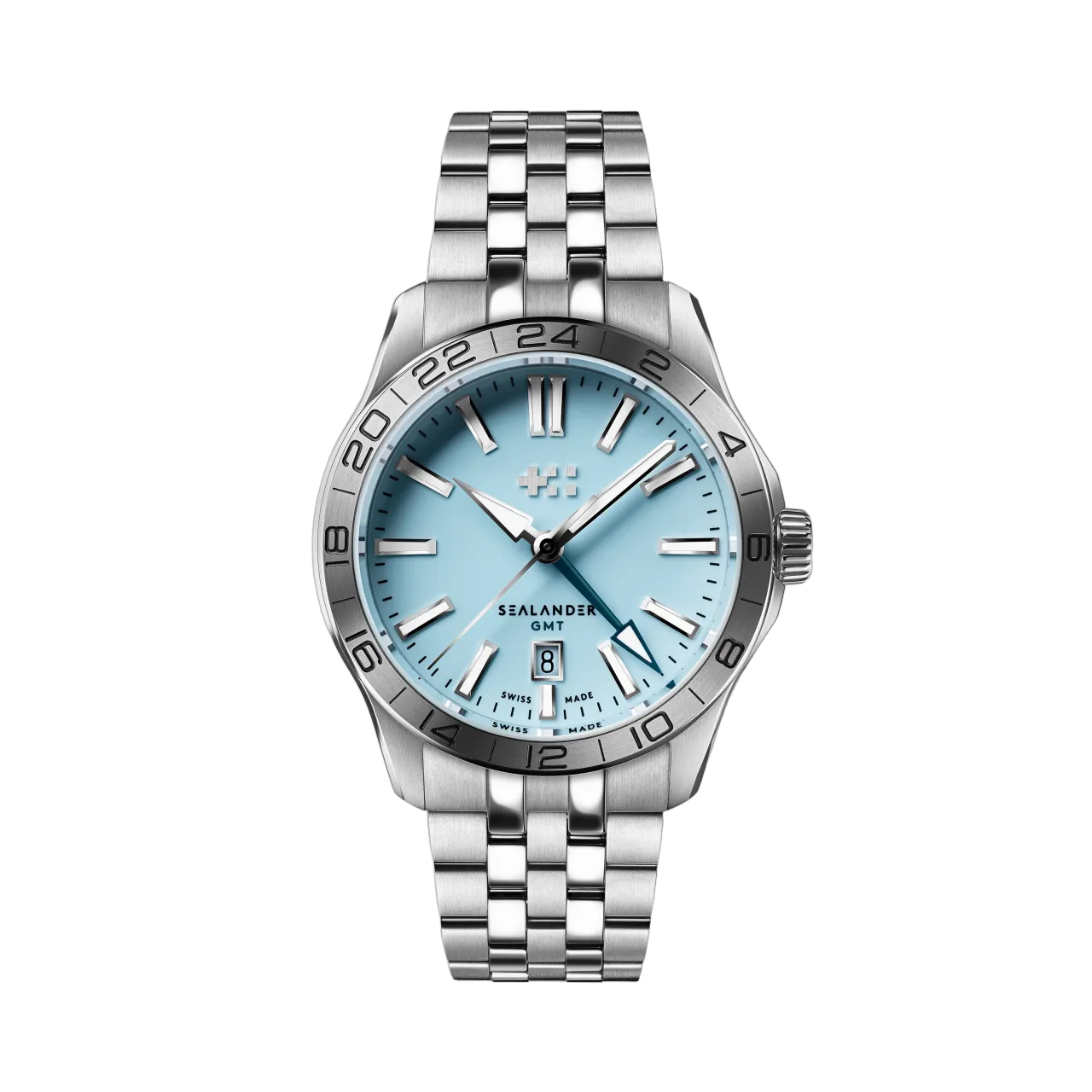 Christopher Ward C63 Sealander GMT Otomatik Sky Blue C6342AGM4S00B0B1