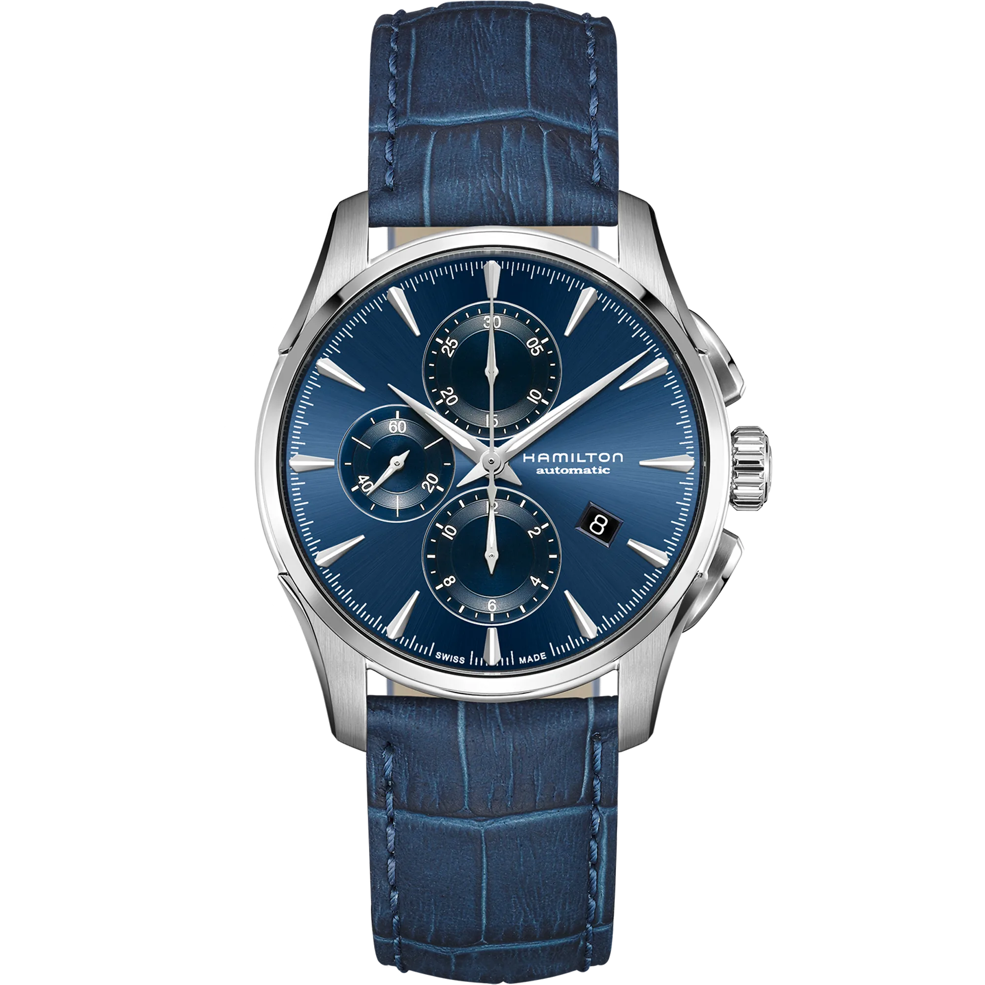 Hamilton Jazzmaster Auto Chrono Otomatik Mavi H32586641 detay görseli 1