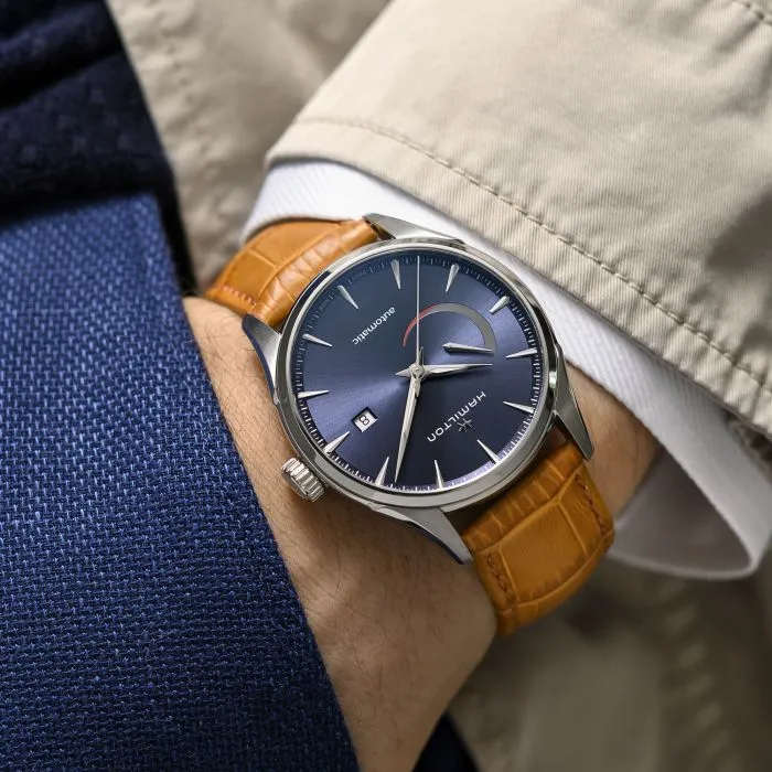 Hamilton Jazzmaster Power Reserve Auto Blue H32635541 detay görseli 4
