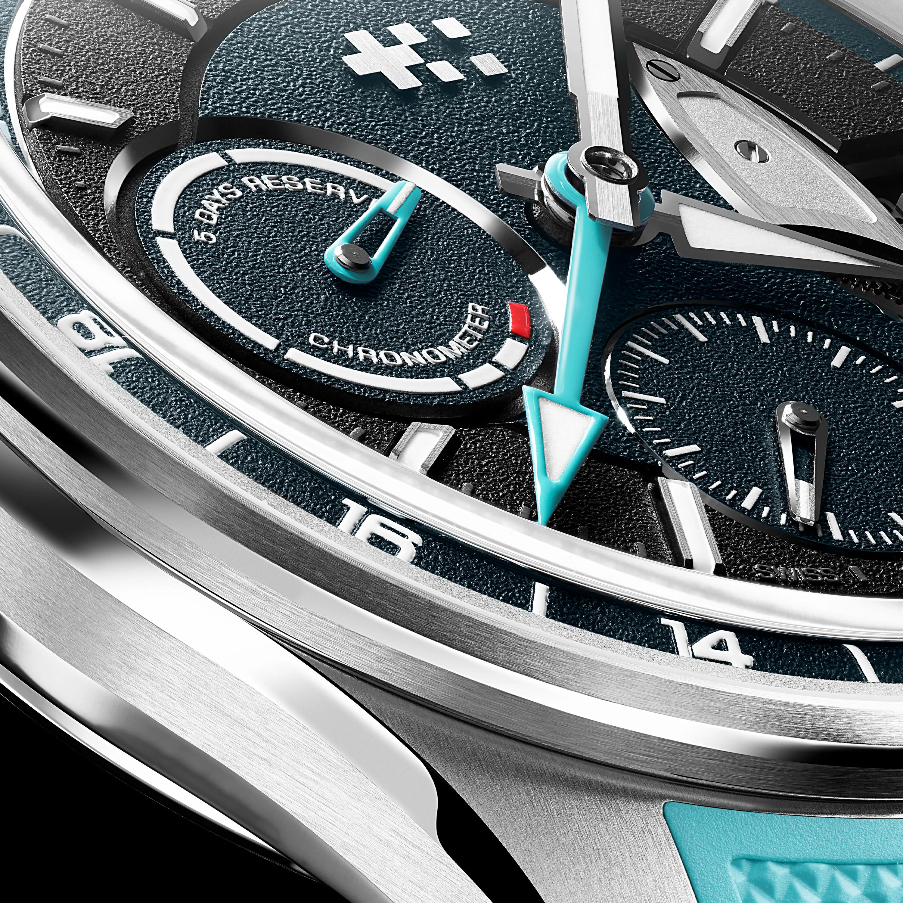 Christopher Ward C63 Sealander Otomatik Siyah C6340APG3S00K0B0 detay görseli 3