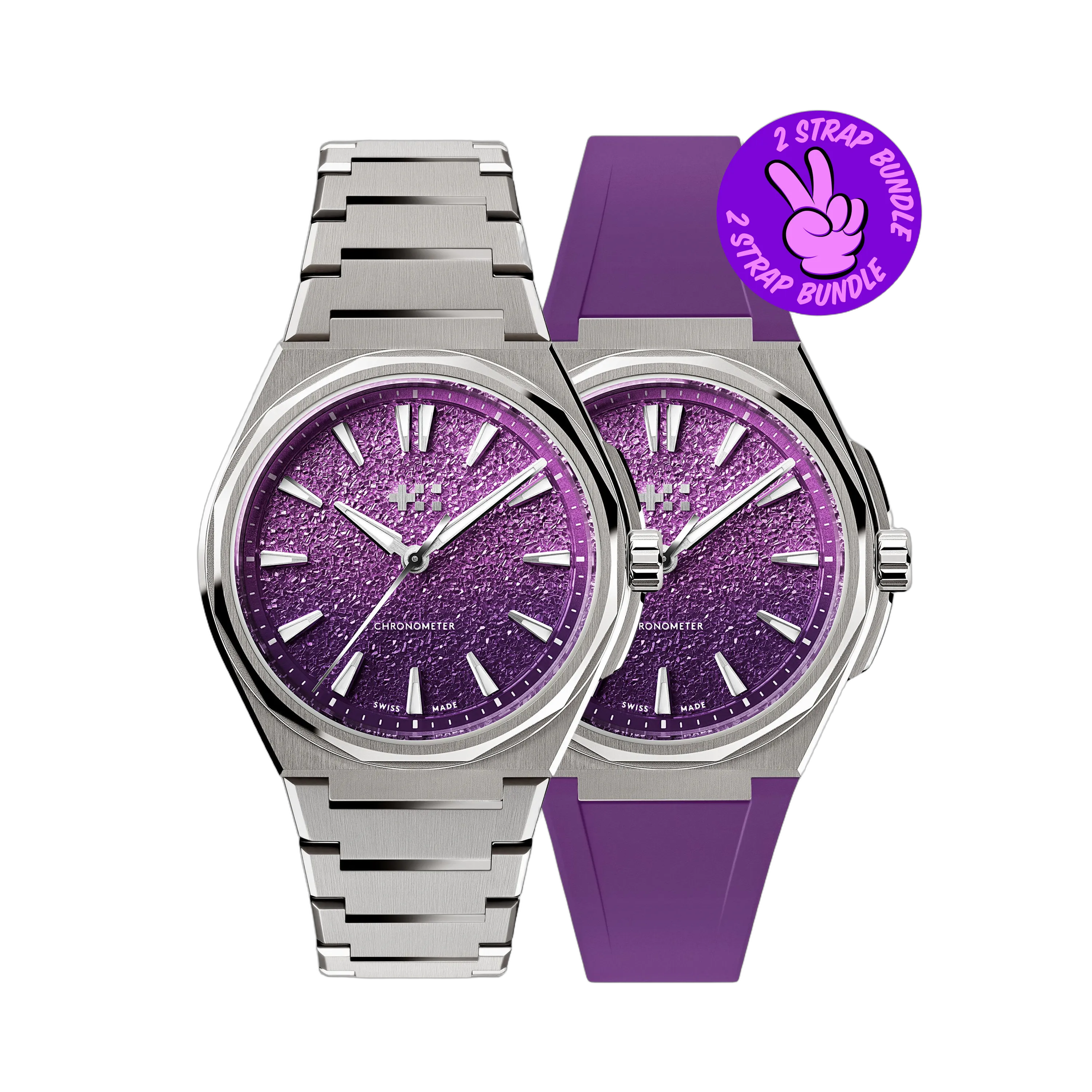 Christopher Ward The Twelve (Ti) Pic'n'Mix Berry Burst Otomatik C1236AHC1T00P1B0R