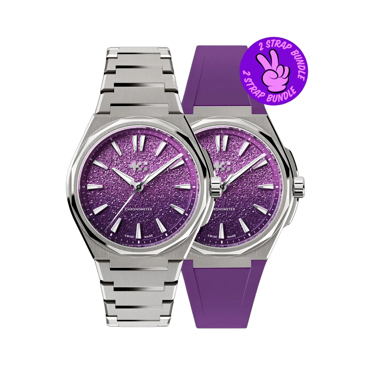 Christopher Ward The Twelve (Ti) Pic'n'Mix Berry Burst Otomatik C1236AHC1T00P1B0R