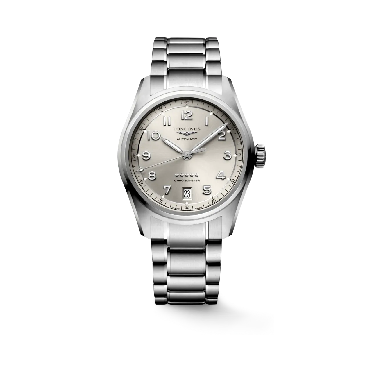 Longines Spirit Otomatik Altın Parıltılı Bej L34104636