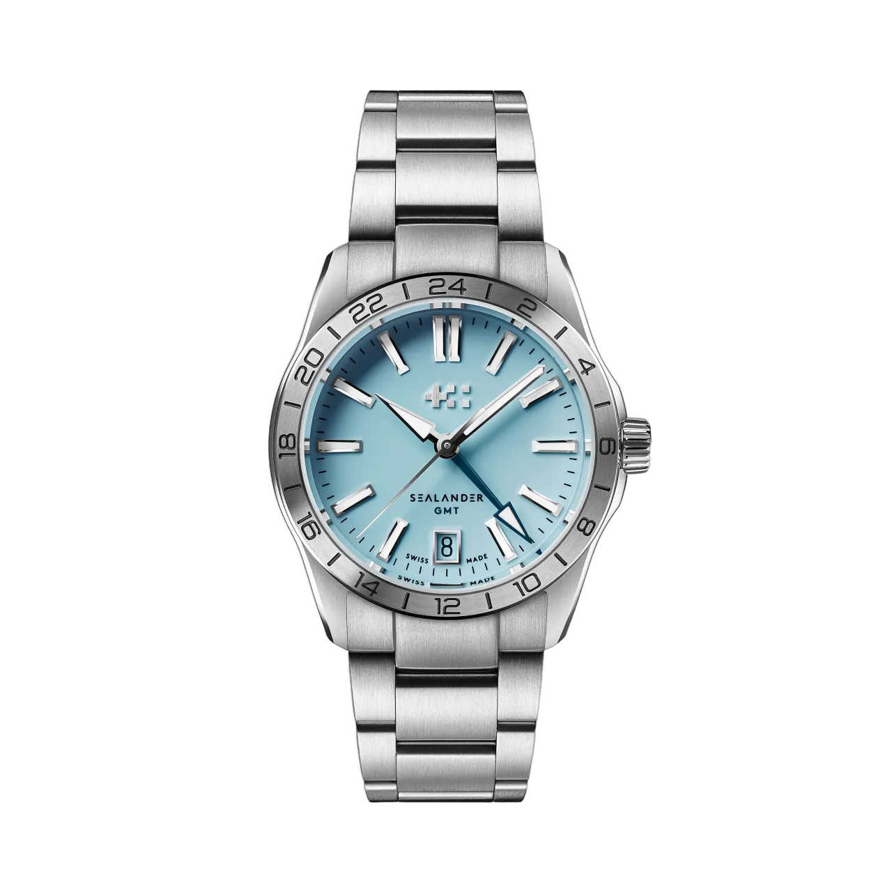 Christopher Ward C63 Sealander GMT Otomatik Sky Blue C6336AGM4S00B0B0