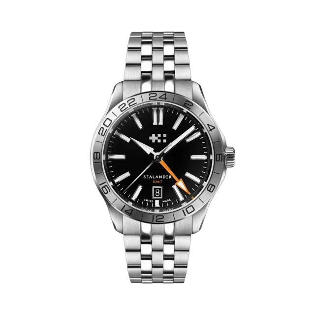 Beğenmek için çift tıkla Christopher Ward C63 Sealander GMT Otomatik Siyah C6339AGM4S00K0B1 Görsel 1