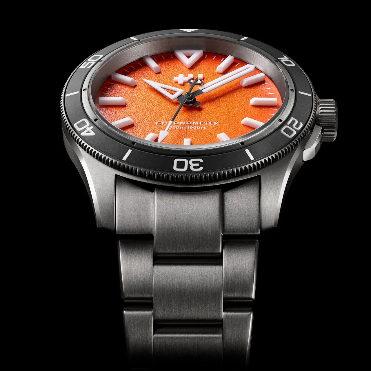 Christopher Ward C60 Trident Lumière Otomatik Turuncu C6041C3H31T0KO0RKW detay görseli 4