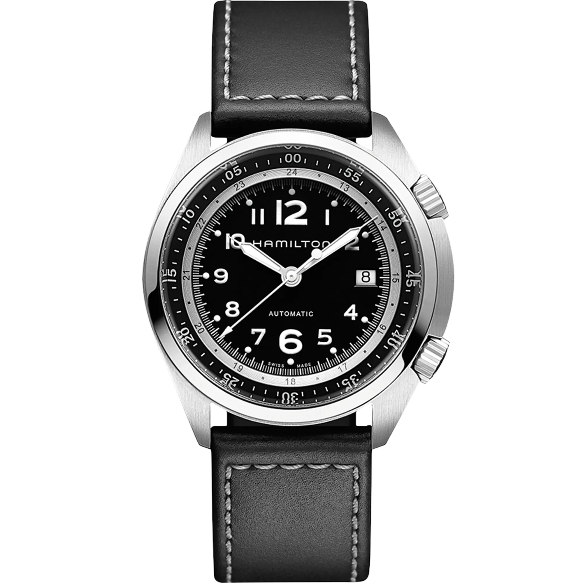 Hamilton Khaki Aviation Pilot Pioneer Auto Otomatik Siyah H76455733 detay görseli 1