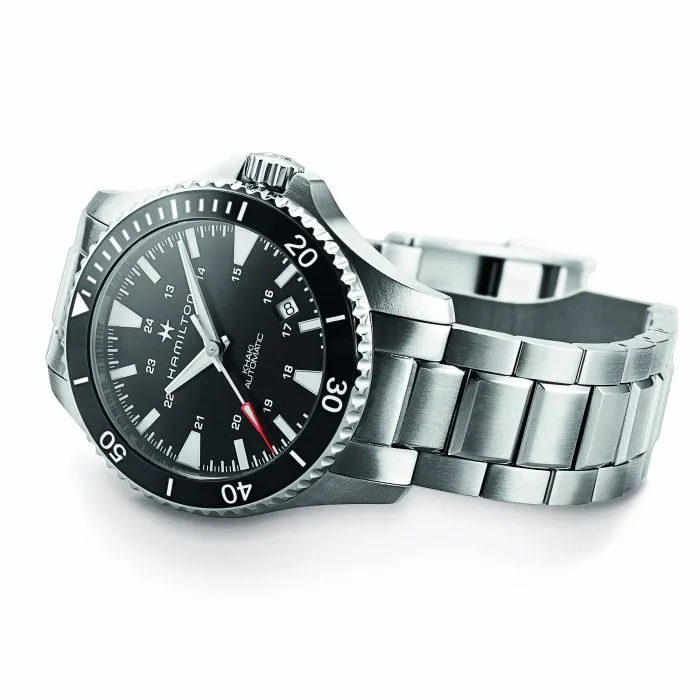 Hamilton Khaki Navy Scuba Auto Otomatik Siyah H82335131 detay görseli 3
