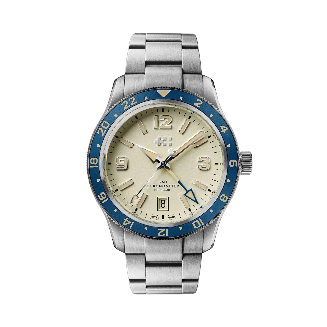 Christopher Ward C60 Trident Biscay GMT Otomatik Sand C6039AGM1S0BW0B0
