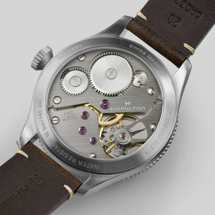 Hamilton Khaki Aviation Pilot Pioneer Mechanical Siyah H76719530 detay görseli 5