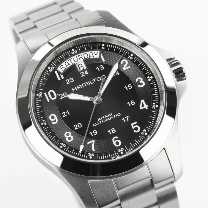 Hamilton Khaki Field King Day-Date 40mm Otomatik Siyah H64475130 detay görseli 2