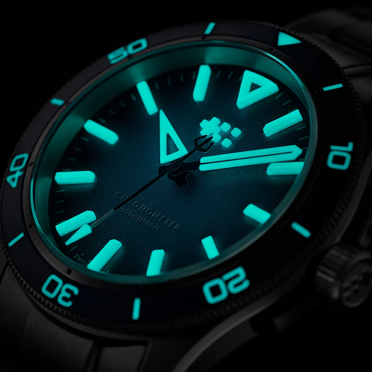 Christopher Ward C60 Trident Lumière Otomatik Mavi C6041C3H31T0BB0RBW detay görseli 5