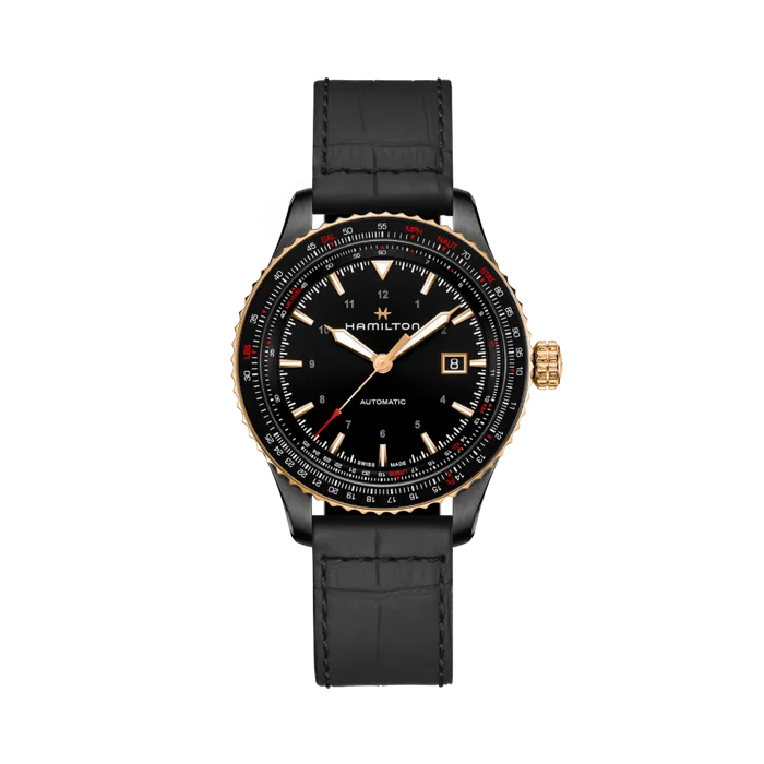 Hamilton Khaki Aviation Converter Auto Otomatik Siyah H76635730