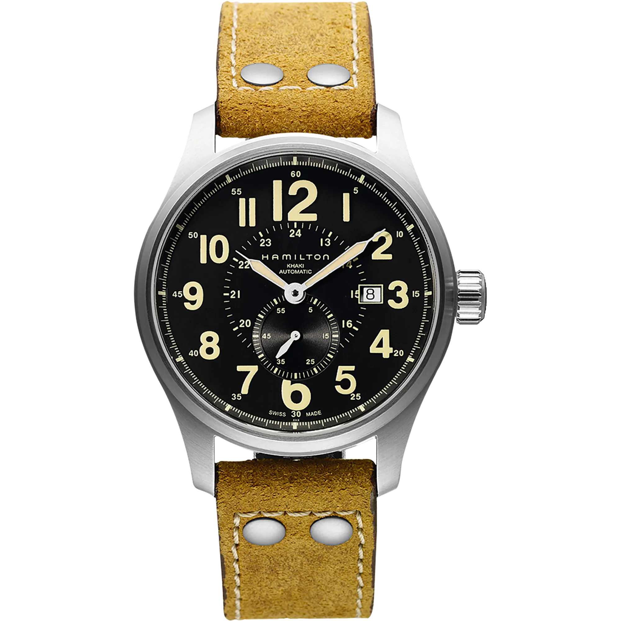 Hamilton Khaki Field Officer Auto Siyah H70655733 detay görseli 1