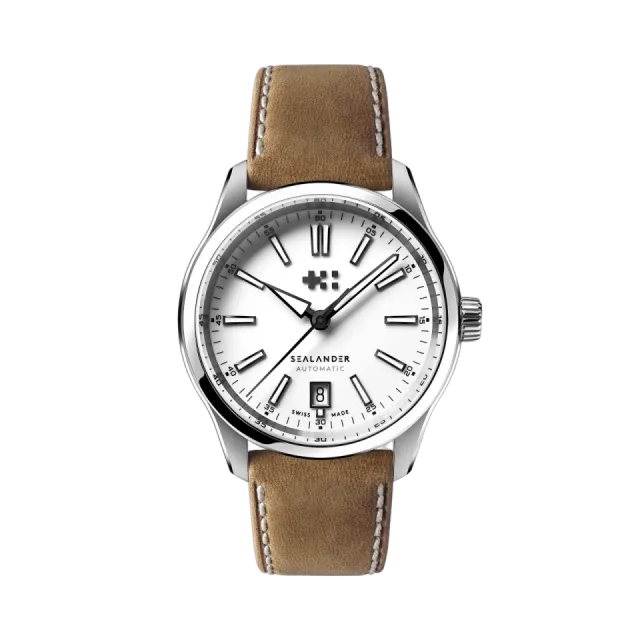 Beğenmek için çift tıkla Christopher Ward C63 Sealander Automatic White C6339ADA4S00W0VC Görsel 1