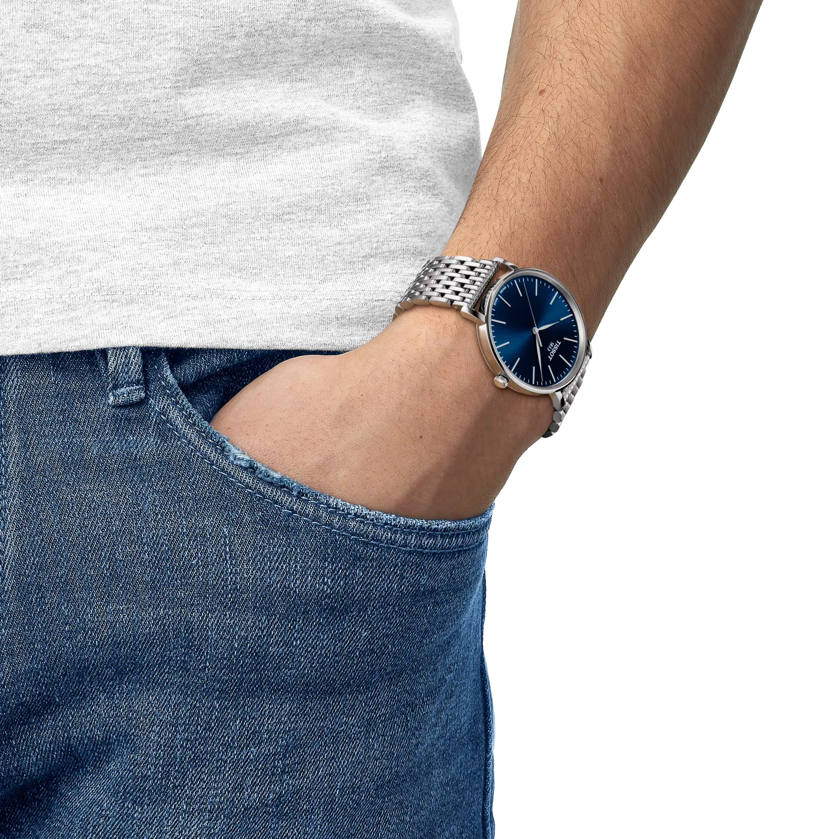 Tissot Everytime 40mm Mavi T1434101104100 detay görseli 4