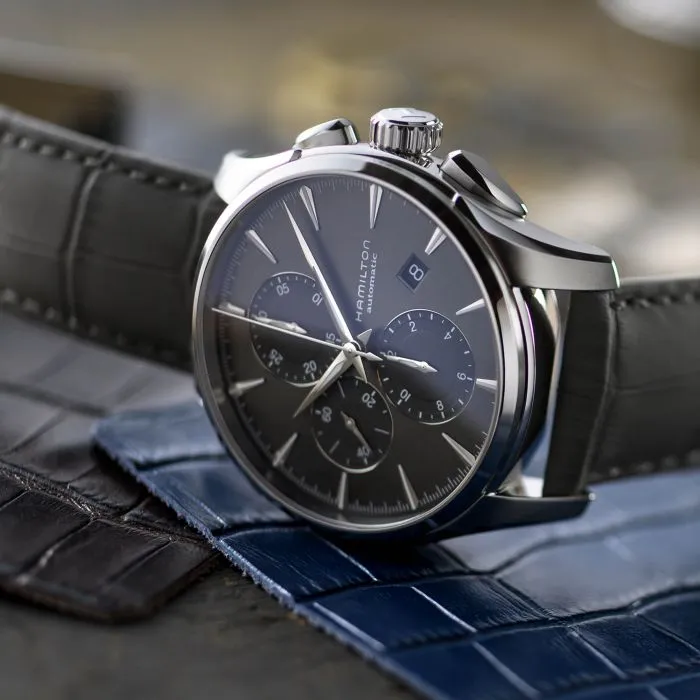 Hamilton Jazzmaster Auto Chrono Otomatik Gri H32586881 detay görseli 5
