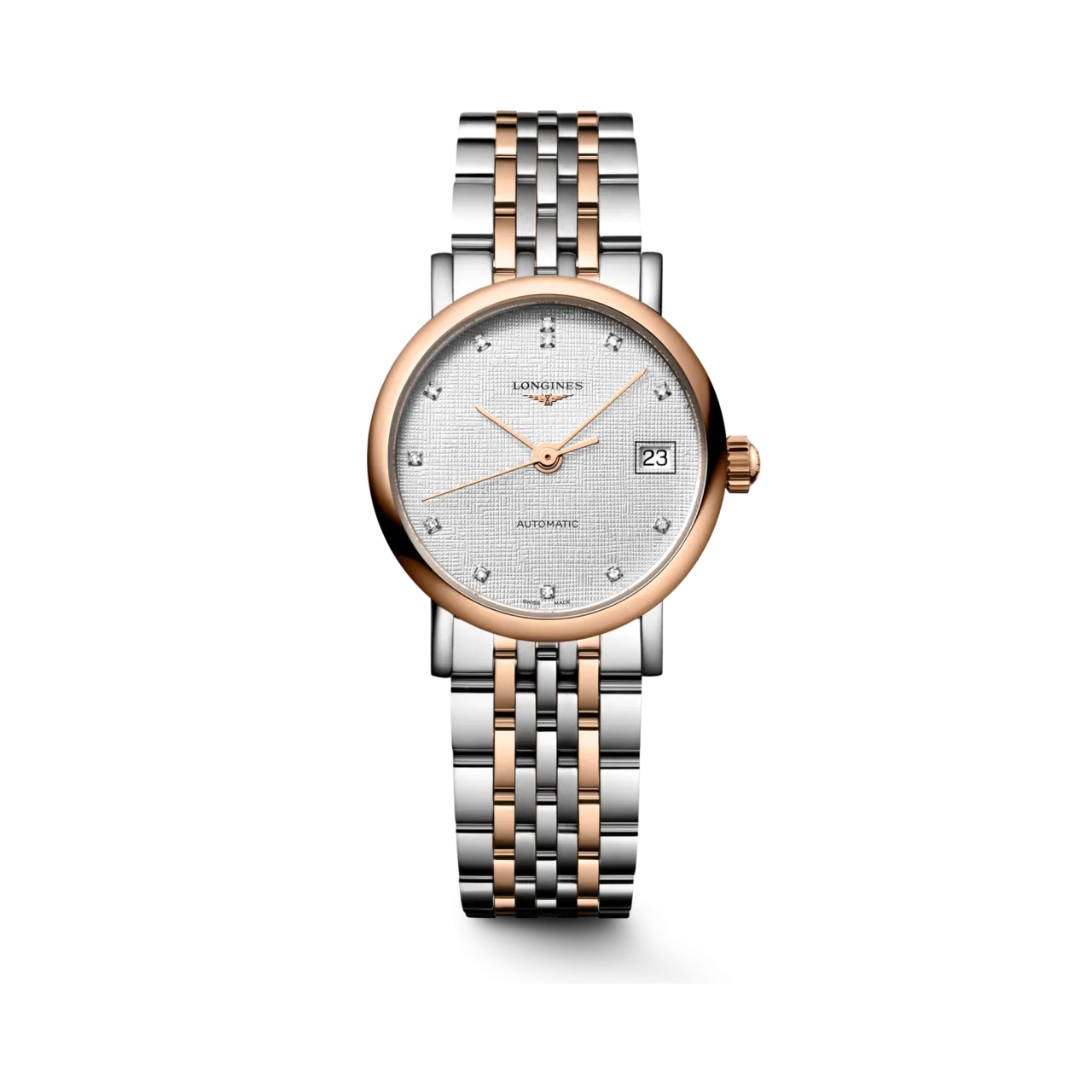 Longines Elegant Collection Çizgili Gümüş L43095797