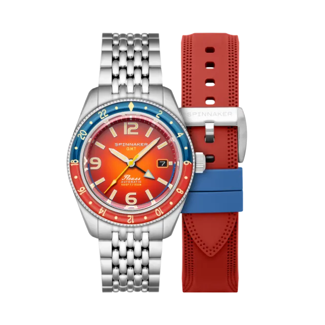 Beğenmek için çift tıkla Spinnaker Fleuss GMT Automatic Burnt Orange SP512099 Görsel 1