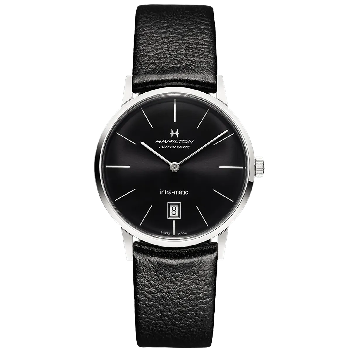 Hamilton American Classic Intra-Matic Auto Otomatik Siyah H38455731 detay görseli 1