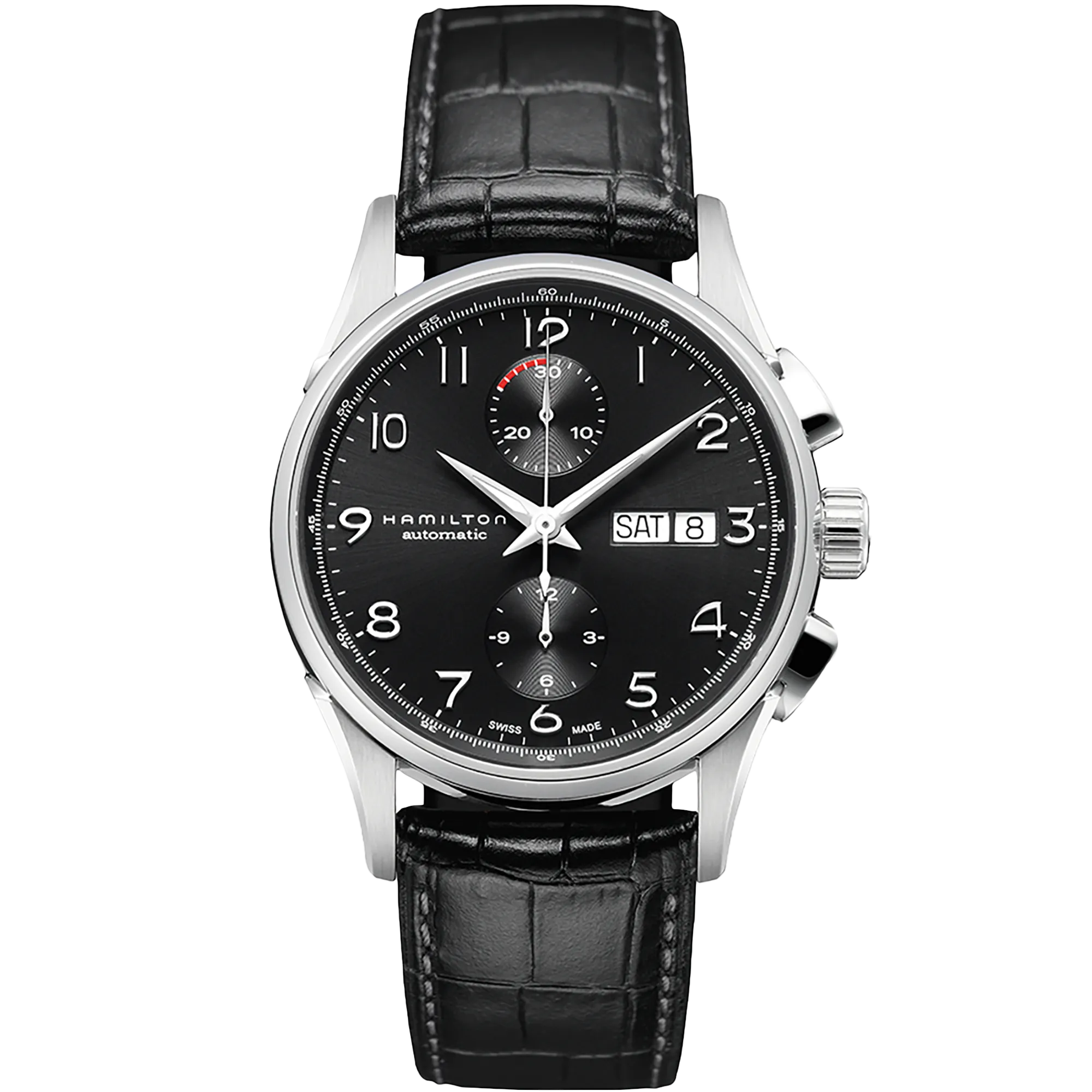 Hamilton Jazzmaster Maestro Auto Chrono Otomatik Siyah H32576735 detay görseli 1