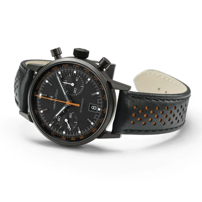 Hamilton American Classic Intra-Matic Autochrono Siyah H38446732 detay görseli 4