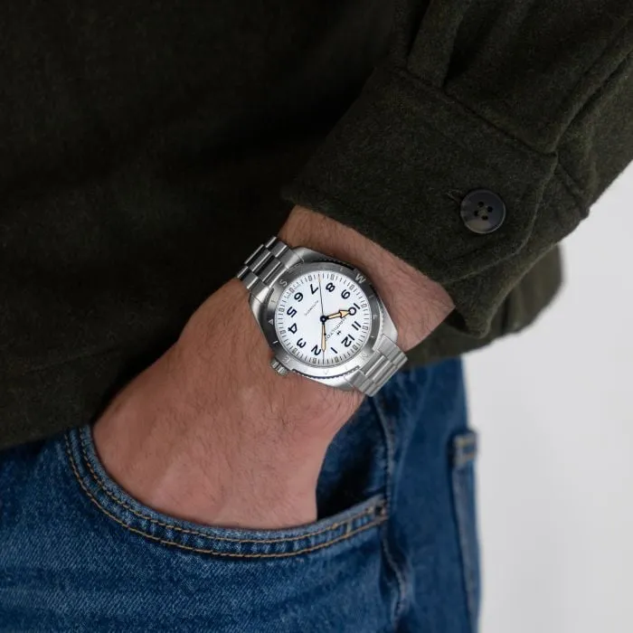 Hamilton Khaki Field Expedition Auto Otomatik Beyaz H70315110 detay görseli 5