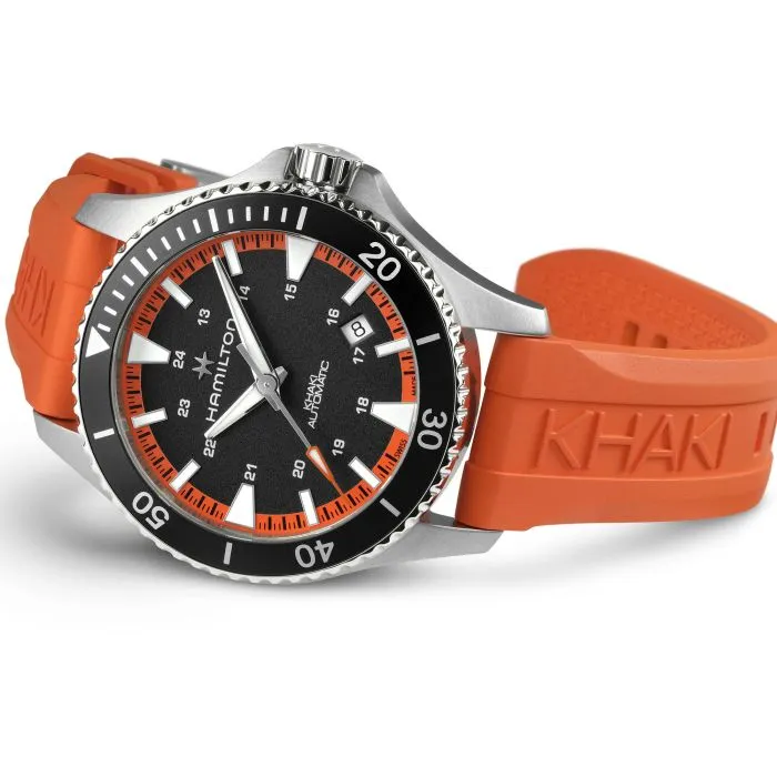 Hamilton Khaki Navy Scuba Otomatik Siyah H82395331 detay görseli 2
