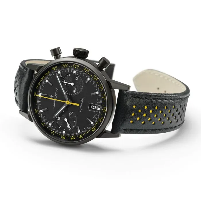 Hamilton American Classic Intra-Matic Autochrono Siyah H38446731 detay görseli 2