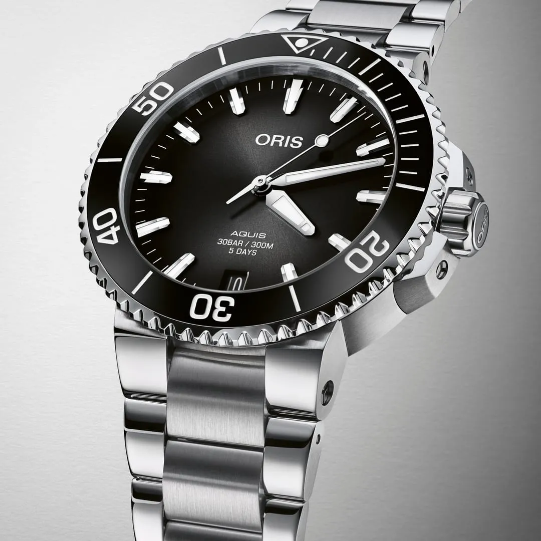 Oris Aquis Date Calibre 400 Otomatik Gri 01400776941540782209PEB detay görseli 2