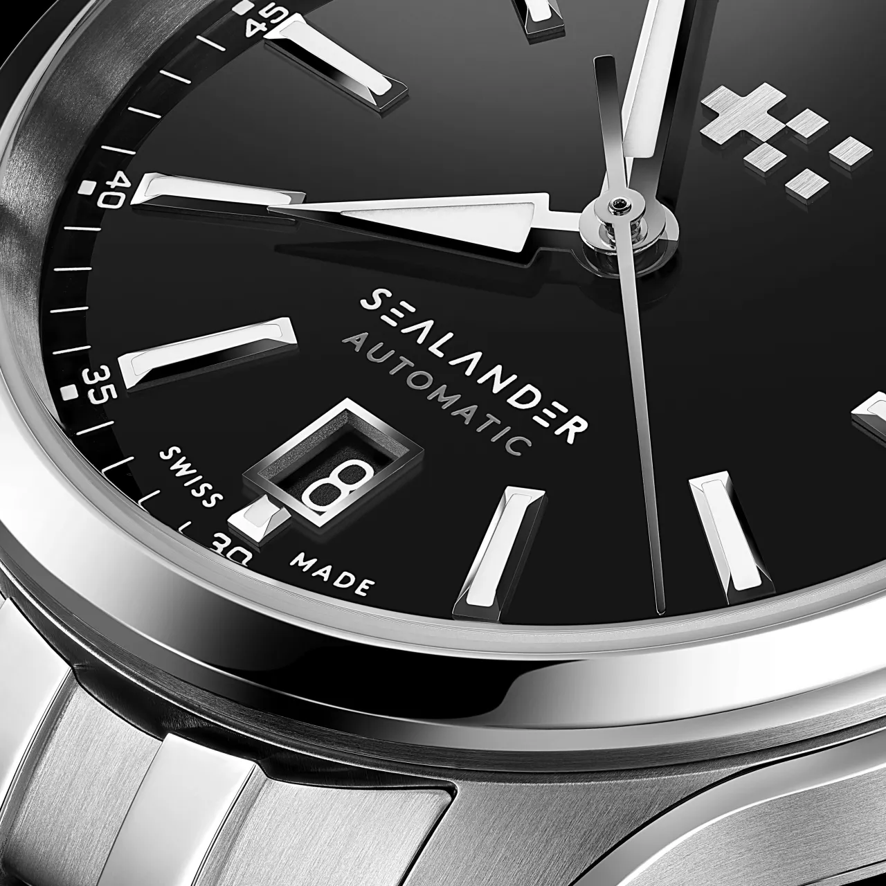 Christopher Ward C63 Sealander Automatic Siyah C6339ADA4S00K0RW detay görseli 3