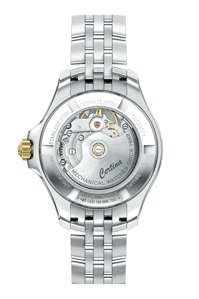 Certina DS Action Lady Powermatic 80 Otomatik Mother Of Pearl C0322072211600 detay görseli 1