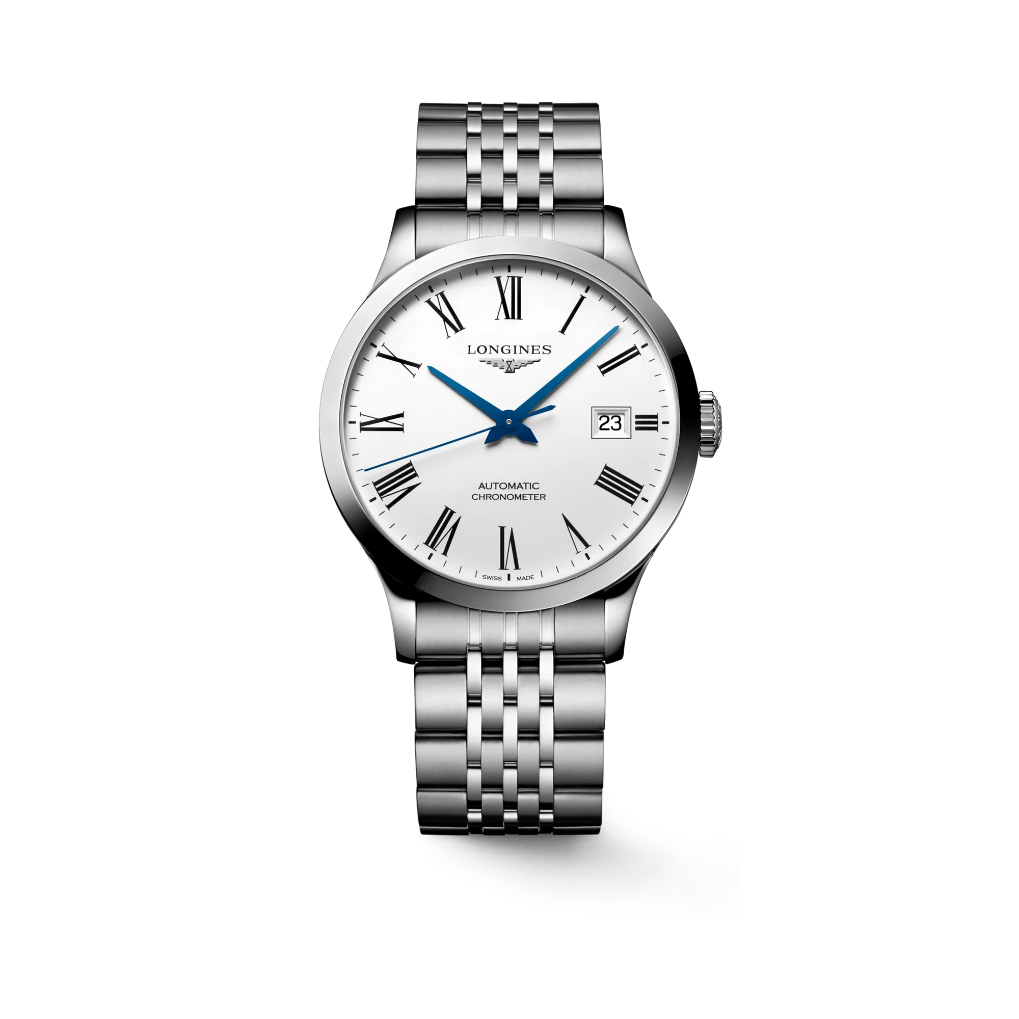 Longines Record Otomatik Beyaz L28204116